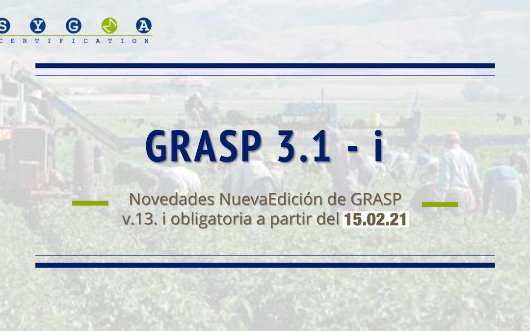 Actualización de la nueva edición GRASP 3.1